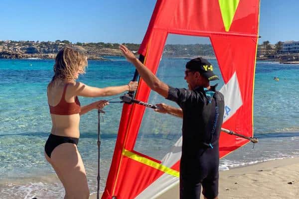 Curso windsurf Formentera.